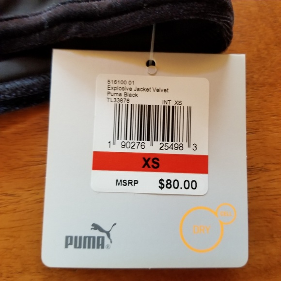 Women's Puma Dry Cell Jacket Black - Picture 5 of 8